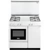 De'Longhi SEW8540NEDM - Cucina a gas con forno elettrico, n° 4 fuochi, Colore Bianco, Classe energetica A