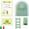MFS MYFUTURSHOP Myfuturshop® Topolino dei denti Porta Magica, Scatola per il dente, Scala, 4 certificati di Dente Pulito. Regalo originale per ragazzo e ragazza. VERSIONE ITALIANA (VERDE)