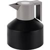 Belle Vous Termos Acqua Calda - Brocca Termica Acciaio Inox - Thermos a Doppia Parete 1,2 L- Teiera Termica per Bevande - Calda per 8 Ore - Fredda per 12 Ore (Nero)