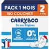 Carryboo Delle nostre regioni - Pannolini misura 2 3-6 kg - Pannolini usa e getta Origine Francia - Cura dei bambini - Locale ed Ecologico - Composizione naturale - Prezzo accessibile - 150 Articoli -