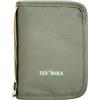 Tatonka Travel Zip M RFID B - Borsa da viaggio/passaporto con blocco RFID certificato TÜV - Offre spazio per passaporto, carte di credito, documenti di viaggio, ecc. - 17 x 12 x 3 cm, Oliva, 17 x 12 x