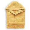 DOLPHIN Accappatoio Uomo/Donna con Cappuccio Spugna 340gr Cotone MOD. Active (Giallo, XL)