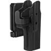 efluky Fondina per Pistola Glock efluky, Compatibile con Glock 17/19/19X/22/23/31/32 (Gen1-5), Nero, Ambidestra