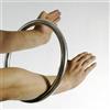 Tongcamo Anello in acciaio inox per Wing Chun, Yewen Sau, per rafforzare le mani, Tsun siu Lum, Kung Fu, Stell Ring