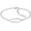 Calvin Klein Braccialetto da Donna Collezione PLAYFUL ORGANIC SHAPES in Acciaio Inossidabile con un Charm - 35000357