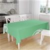 Bonamaison, Antimuffa, Antimacchia, Asciugatura rapida, Impermeabile, Lavabile in lavatrice, 100% Poliestere, Tovaglia Moderno, Verde Petrolio, Bianco, 140 x 160 Cm - Progettato e Prodotto in