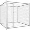 Azzrora Gabbia Cane, Box per Cani da Esterno, Box Cane Esterno, Gabbia per Cani da Esterno 193x193x185 cm