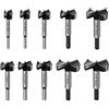 ASNOMY Set di 10 punte Forstner per Legno in acciaio al tungsteno, Φ16-54 mm Fresa Punte Forstner per legno duro, compensato, Mobili, Foro della Cerniera Della Porta