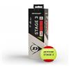 DUNLOP Pallina da tennis Stage 3 rossa, per bambini e principianti sul campo piccolo, 3 palline