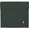 Linen & Cotton Runner da Tavola Stoffa Colorati Hygge - 100% Lino, Nero (40 x 130 cm) Guida da Tavolo Corto Piccolo Tavolino Salotto in Tessuto per la Casa Cucina Natale Festa TV Cabinet Cover