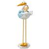 Hobbyfun Cicogna con Baby Boy neonato 7,5 cm ca.