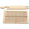 Respicefinem 2 Pezzi Kit per Tessitura retrò Artigianale Kit Telaio per Tessitura in Legno con Navetta per Realizzazione di Braccialetti Borse Cinture Cinghie per Fotocamere