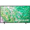 Samsung TV Crystal UHD 4K 65" UE65DU8070UXZT Smart TV Wi-Fi Black 2024, Processore Crystal 4K, 4K Upscaling, AirSlim Design, OTS Lite