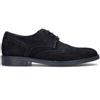 NEROFUMO Stringata uomo blu in suede