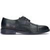 NEROFUMO Stringata uomo blu in pelle