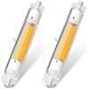 ZJZG Lampadina LED R7S 118mm Dimmerabile, R7S LED 118mm 30W 6000K Bianco Freddo 3000LM, Equivalenti a 300W Lampada Alogena, Angolo 360, Nessun Sfarfallio Lampada LED, Confezione da 2