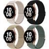 chinbersky 20mm Nylon Intrecciato Cinturino Compatibile con Samsung Galaxy Watch 4/5/6/7 40mm 44mm/Galaxy Watch5 Pro/Watch 4&6 Classic/Active 2 40mm 44mm/Watch3 41mm/Gear Sport/Gear S2 Classic