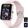 Nemheng Smartwatch Donna con Chiamata, 1,83 Fitness Tracker con Orologio Assistente Vocale Contapassi, Quadrante Personalizzato, SpO2, Orologio Sportivo per Android iOS Rosa