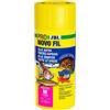 JBL PRONOVO FIL, larve di zanzara rosse, bocconcini per tutti i pesci d'acquario da 3 a 10 cm, 250 ml