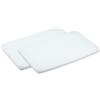 Bebeconfort Lenzuola Culla, Lenzuolini per Lettino Bebeconfort Amara, Calidoo e Zina, Set di 2 Lenzuolini per Culla Fianco Letto, Cotone 100%, Colore Bianco
