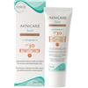 synchroline Crema colorata protettiva solare per pelle acneica aknicare sun teintee' dore' tubetto 50 ml