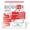 Prodeco Pharma PROBIOTIC+ Biodifer 20 Capsule - Integratore Alimentare Ferro, Vitamina C, Acido Folico e Lactobacillus Plantarum