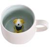 Colexy Tazza in Ceramica con Animali 3D Tazza in Ceramica per tè al Caffè e Latte Tazza Divertente Simpatica Statuetta di Animale Fatta a Mano Regalo per il Compleanno Personale di Natale (Cucciolo)