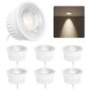 BOYIR Modulo LED ultrapiatto ø50x23mm 5W 500LM 220-240V Bianco neutro 4000K Sostituzione per MR16/GU10, IP44, 38° Angolo del fascio