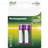 VoltShine Confezione da 2 batterie ricaricabili AA Philips R6B2A260/10, 1,2 V. Ideale per i tuoi dispositivi, offrendo fiducia e prestazioni in ogni utilizzo.