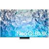 Samsung Tv 75" SERIE 9 Smart Tv 8K Stainless steel e Bright silver
