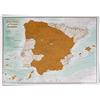 Maps International Poster Mappa Rascar Spagna e Portogallo - 59 x 42 cm | Maps International - 60 anni di mappatura - Miglior dettaglio cartografico