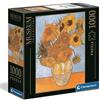 Clementoni Puzzle Museum Collection Van Gogh Girasoli Sun Flowers - 1000 Pezzi, 50 x 69 cm, Classico, Unisex, 14+