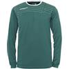 Uhlsport Match Team-Set Maglietta e Pantaloncini, da Donna, Kit, Verde (Laguna/Bianco), M