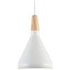 Qianliniuinc Illuminazione a Soffitto E27 Droplight - Moderno Lampadari a Sospensione Luce Pendente Rame Arte Bar Camera Letto Bagno Cucina(Lampadina Non Inclusa) Bianco Piccolo