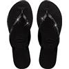 Havaianas You Glitter, Flip Flop Women, Nero, 33/34 EU
