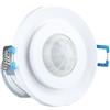 WatioWave Sensore da soffitto PIR con testa mobile (max: 400 W LED) ideale per un'illuminazione efficiente e automatica. Controlla la luce in base al movimento, perfetto per case e uffici.