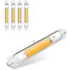ZJZG Lampadina LED R7S 118mm Dimmerabile, 30W 3000K Bianca Calda 3000LM, Equivalenti a 300W Alogene, Angolo 360, Nessun Sfarfallio, Confezione da 4