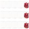 BENECREAT Scatole per Bomboniere in PVC Trasparente da 15 pz, Contenitori in Plastica Trasparente Rettangolari da 8x8x14 cm per Natale, Matrimonio, Partito, Bomboniere per Compleanni