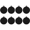 Lobamop 8 Pezzi per Uso Domestico in Silicone induzione fornello Protezione Tappetino Rotondo Piano Cottura Protezione Tappetino Isolante Pad 2 cm pentola Calda Tappetino