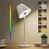 Honeywell Lampada da tavolo senza fili ricaricabile, M1 Sunturalux Lampada da tavolo a LED portatile 5200 mAh a batteria 4 colori 9 RGB Touch Control Luce notturna per ristorante, camera da letto, bar