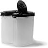 TUPPERWARE Spezie gigante 270 ml (2) contenitore per spezie nero contenitore grande