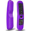 Hydream Custodia in Silicone Compatibile con LG Telecomando MR21GA MR22GN MR22GA MR23GA MR24GA QNED Smart TV Magico Telecomando Guscio Protettiva Cover Cassa Copertura per LG Magic Remote Control Voice(Viola)