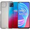 KEJI Cover per Oppo A73 5G Custodia in TPU, Morbido Custodia Cover Slim Anti Scivolo Custodia Protezione Posteriore Cover Antiurto per Oppo A73 5G (Trasparente)