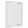 VENTEUROPE Sportello di ispezione 15x20 cm in ABS, bianco, sportello di servizio per costruzione a secco, porta di ispezione, copertura per accesso, riscaldamento, raffreddamento, estrattori, griglie, sportello