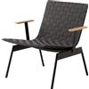 tradition &tradition - Poltrona bassa Ville - Nero - Cinghie in poliestere - Designer Anderssen & Voll