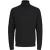 JACK & JONES Jorcody Dolcevita Maglione Lavorato a Maglia, Nero, XS Uomo