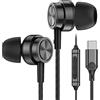 Yatloml Cuffie USB C con Microfono, Cuffie Type C per Samsung Galaxy S23 S22 Ultra S21 S20 FE A53 A33 A54 5G, Hi-Fi Stereo Auricolari Tipo C In-Ear con Filo Auricolari USB C per OnePlus 11 Google Pixel 7 6a