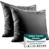 Flowen Federe Cuscini Divano 30x30 Set da 2 Copricuscini in Microfibra Fodere Lavabili e Resistenti 30 x 30 cm Tessuto 100% Poliestere Traspirante Anallergico Antiacaro Ideali per Arredo Casa