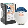 Brainstream Uovo di foca con timer per cucinare | Cucinare insieme alle uova: riproduce una melodia morbida, media e dura. Divertente e funzionale Eggtimer - Musik Kochei