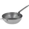 De Buyer Element Padella Rotonda Profonda con Due Manici Mineral B, Diametro 32 cm, 5614.32, Metal, Grigio